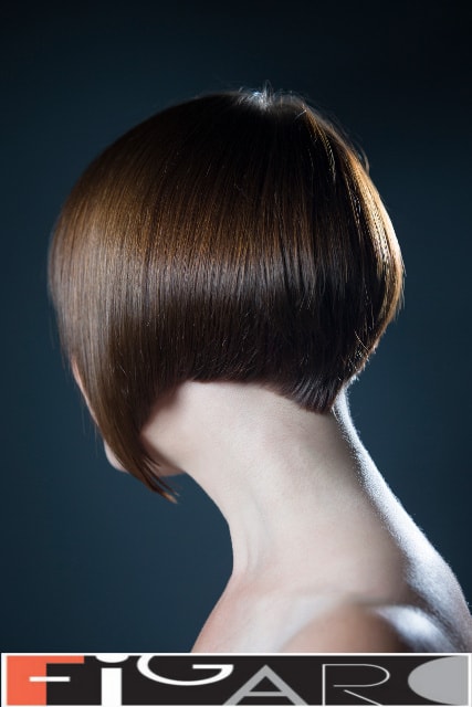 Asymmetrical Bob cut Hairstyle by Elena Bogdanets