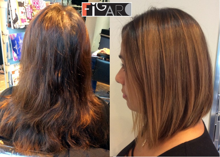 Hair Color Correction Gray Hairs. Снимки До и После