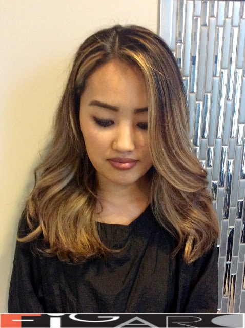 Ombre Hair Coloring Technique done by celebrity hair Colorist Elena Toronto